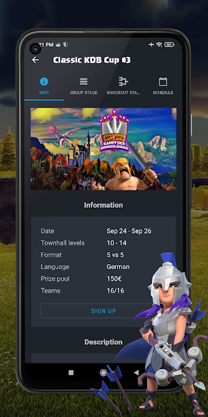 Clash Brackets Screenshot 1