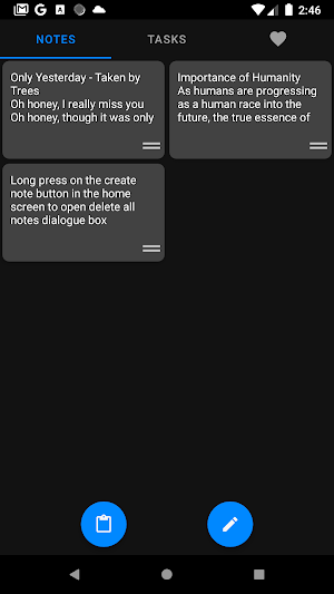 Basic Notes & Tasks Screenshot 0