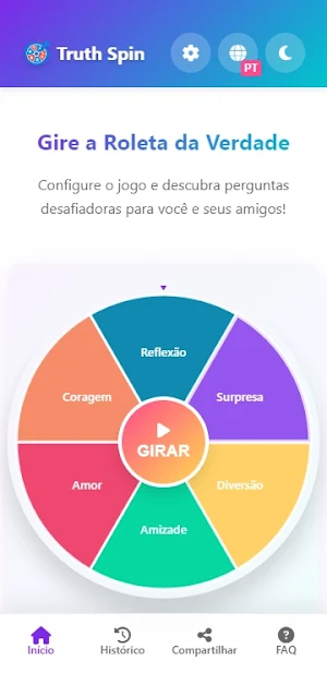 Roleta da Verdade Screenshot 0