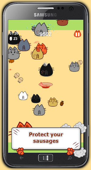 Cat fight. For food and glory Screenshot 0