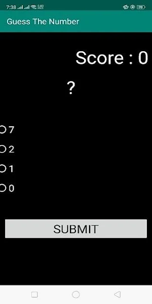 Guess The Number Screenshot 1