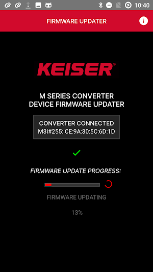 Keiser M Series Converter Updater Screenshot 2