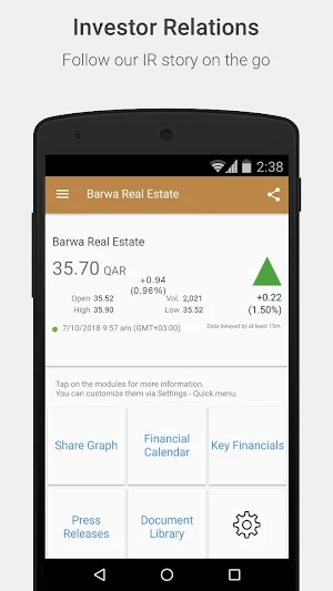 BARWA Investor Relations Screenshot 0