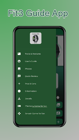 Samsung Galaxy Fit3 Guide Screenshot 1