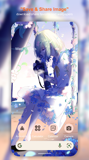Sad Anime Girls Wallpapers 4K Screenshot 3