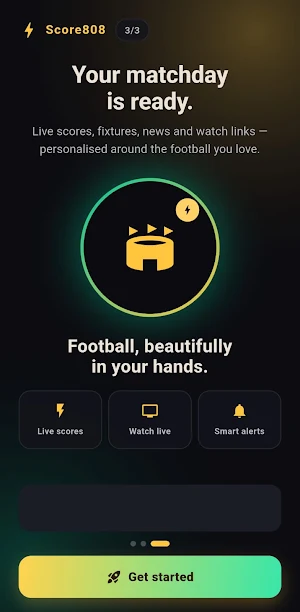 Score808 Live Football TV HD Screenshot 3
