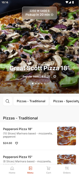 Wasatch Pizza Screenshot 1