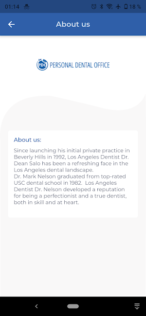 Personal Dental Office Screenshot 1