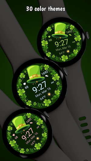 St. Patrick - WearOS Watchface Screenshot 3