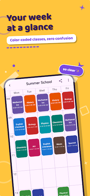 My Schedule Screenshot 1