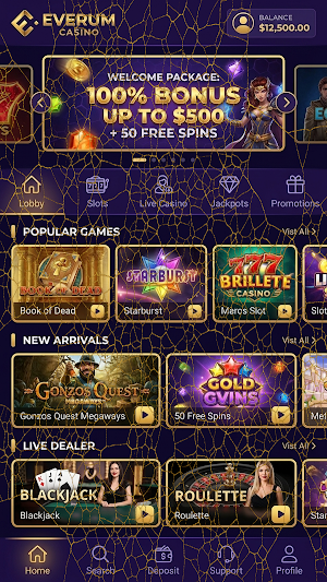 Everum Casino Screenshot 0