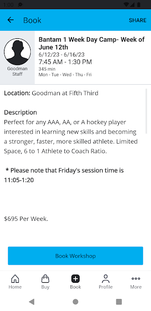 Goodman Elite Training Screenshot 2
