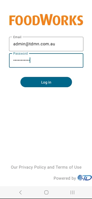 FoodWorks Service Screenshot 0