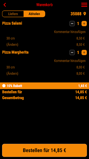 2Bro Pizzeria Screenshot 1