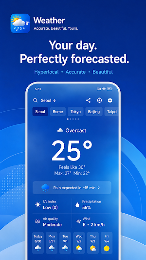 Weather: Forecast & Alerts Screenshot 0