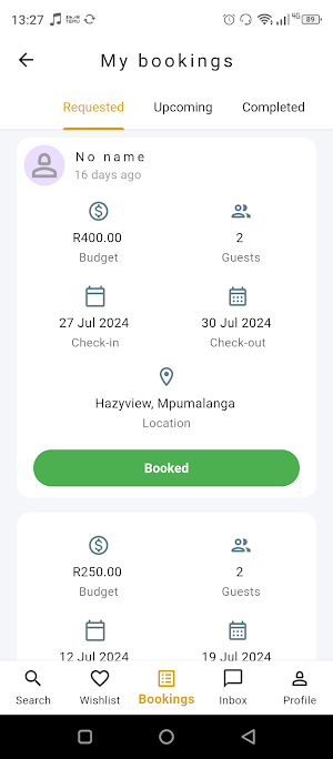 Bidbnb | Book accommodation Screenshot 3