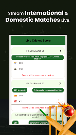 Live Cricket TV HD Streaming Screenshot 2