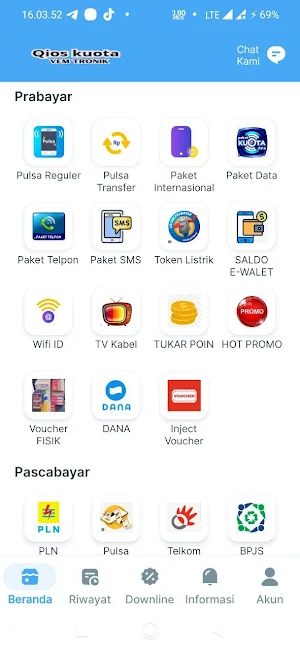 Qios Kuota Screenshot 1