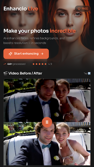 Enhancio Live: Photos & Video Screenshot 0