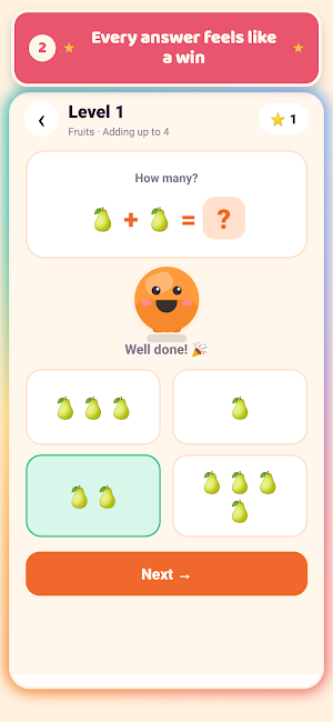 Kids Math: Count & Add Screenshot 1