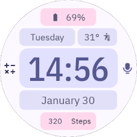 EXD022: Material Watch Face