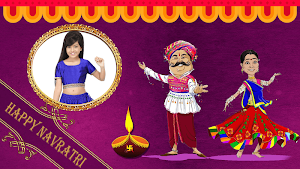 Navratri GIF Photo Frame : Navratri Photo Editor Screenshot 3