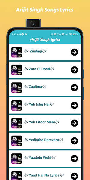 Arijit Singh Song Lyrics 2023 Screenshot 2