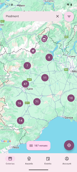 Osterie d'Italia Screenshot 2