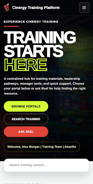 Cinergy Training Screenshot 0