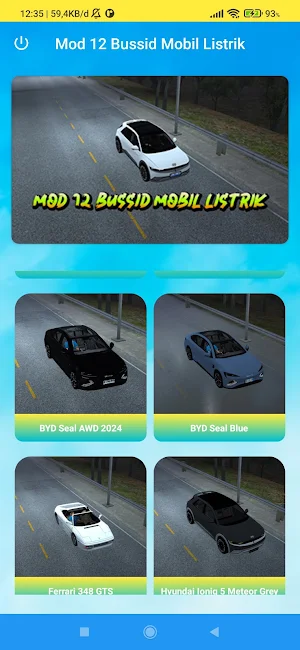 Mod 12 Bussid Mobil Listrik Screenshot 2