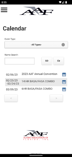 Alarm Association of Florida Screenshot 1