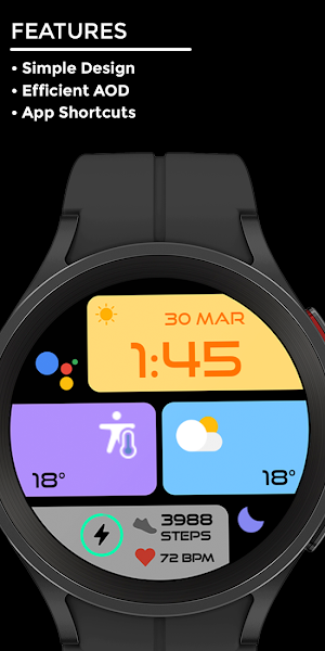 Night 57 - watch face Screenshot 1