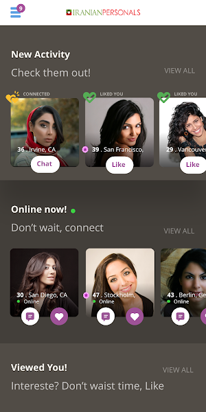 IranianPersonals - Iranian Dating App Screenshot 1