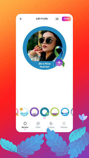 Profile Picture Border Frames Screenshot 2