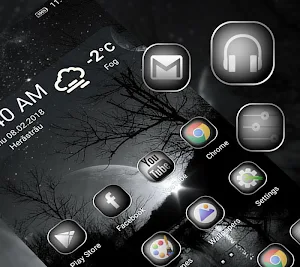 Black&White Launcher Theme screenshot 5