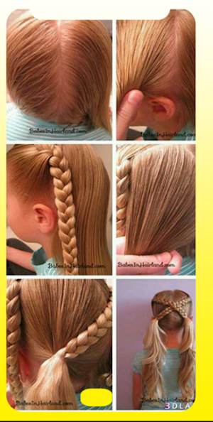 Young girls hairstyles Screenshot 1
