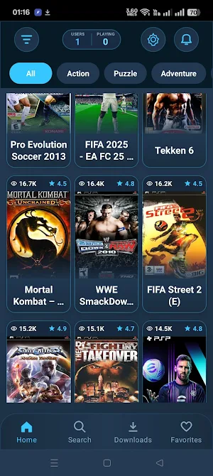 NextPlay - PSP Games Library Screenshot 0