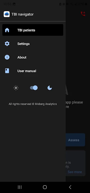 TBI Navigator Screenshot 2