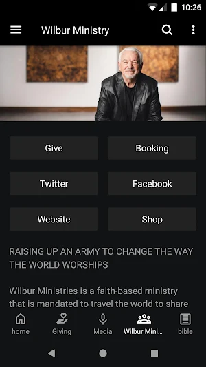 Wilbur Ministries Screenshot 2