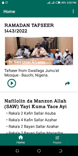 Tafseer 2022 - Dr. Sani Umar Screenshot 0