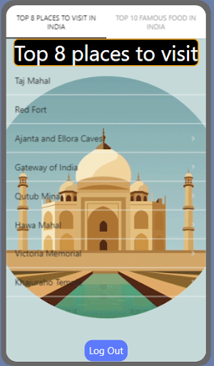 India Tourism App Screenshot 2