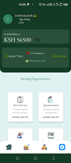 SurveiPay: Cash Out to M-Pesa Screenshot 0