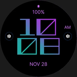 Cold Tech Watch Face Screenshot 3