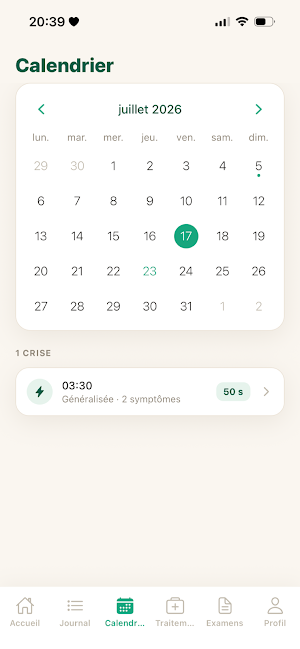 Ictale – Suivi épilepsie Screenshot 2