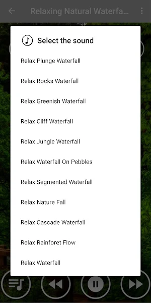 Waterfall Sounds for Sleep Screenshot 1
