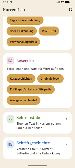 Kurrent Lab:Alte Schrift lesen Screenshot 2