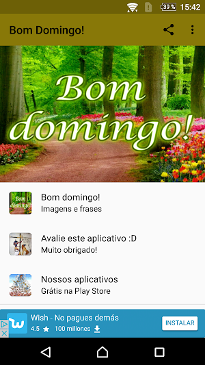 Bom Domingo - Imagens e frases Screenshot 0