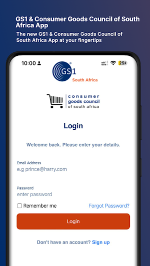My CGCSA/ GS1za App Screenshot 0