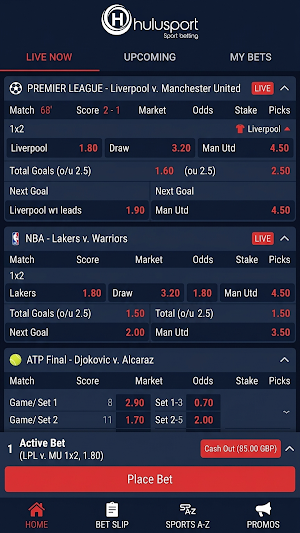 HuluSport Screenshot 2