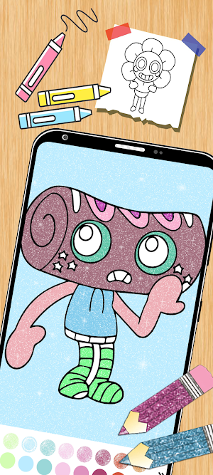 Coloring Book: Dandy's World Screenshot 0
